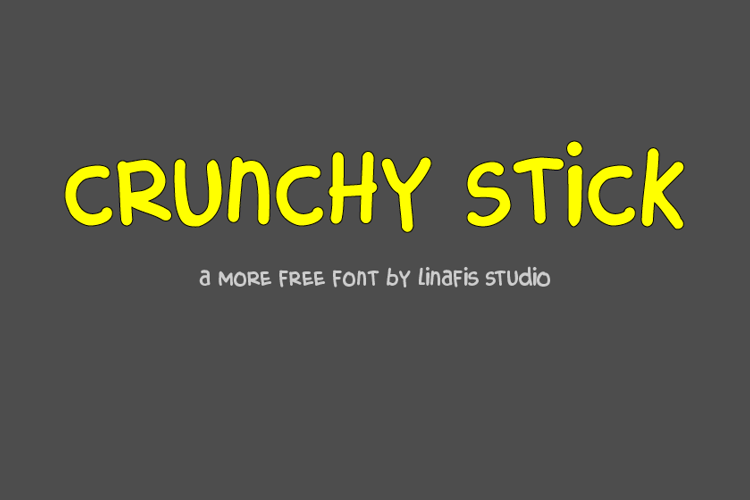 CRUNCHY STICK Font