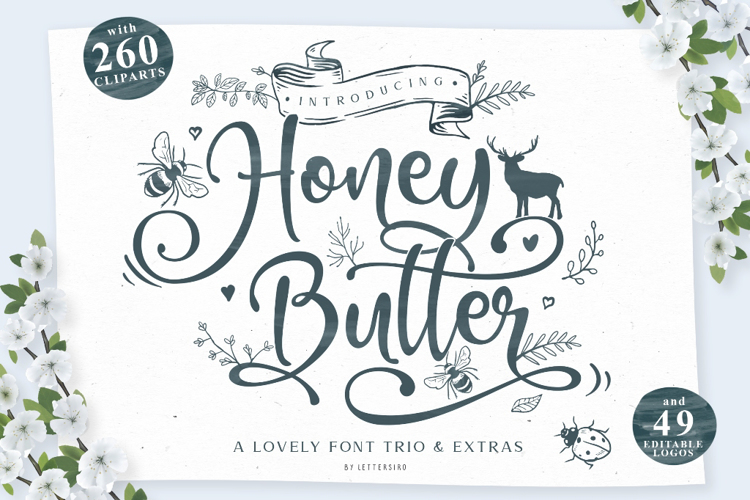 Honey Butter Script Font