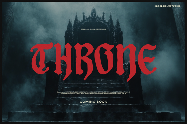 Preview of Xirstark Font