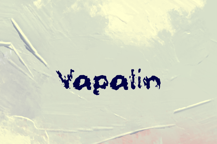 Preview of v Vapalin Font