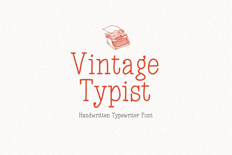 Vintage Typist Font