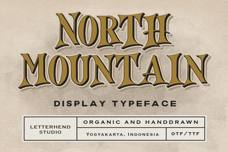 North Mountain Font