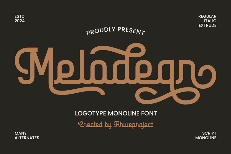 Melodean Font