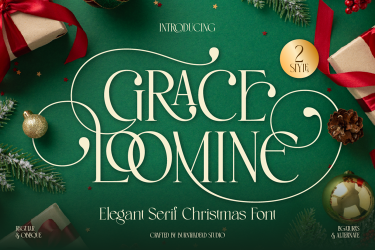 Preview of Grace Loomine Font