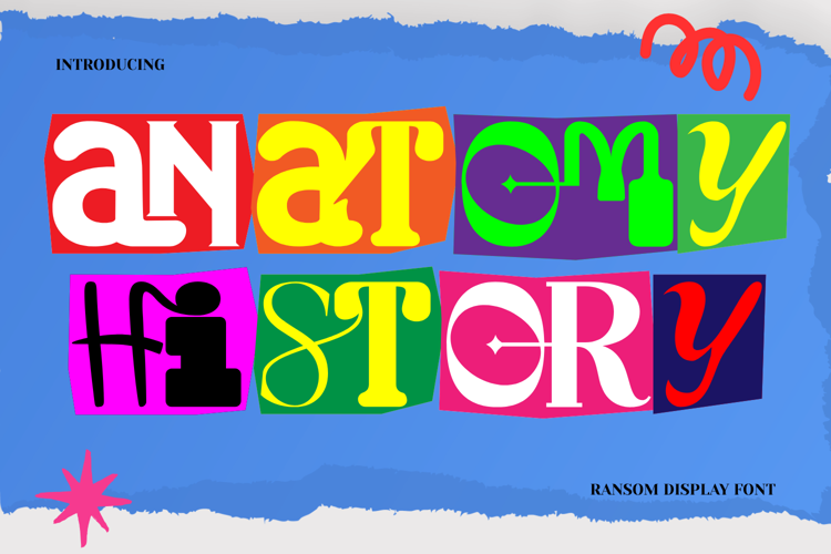 Preview of Anatomy History Font