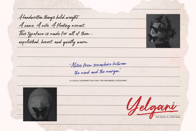 Preview of Yelgani Font
