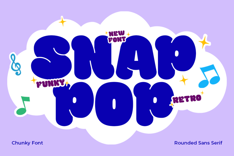 Preview of Snap Pop Font