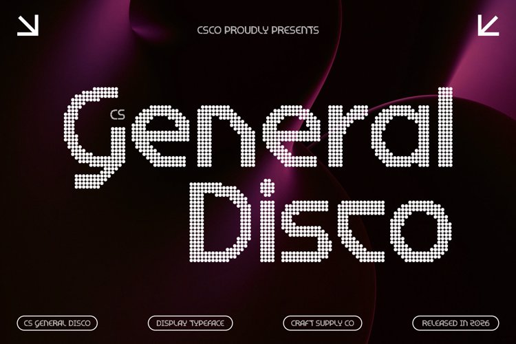 Preview of CS General Disco Font