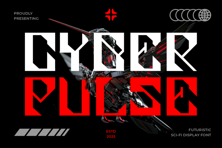 Preview of Cyber Pulse Font