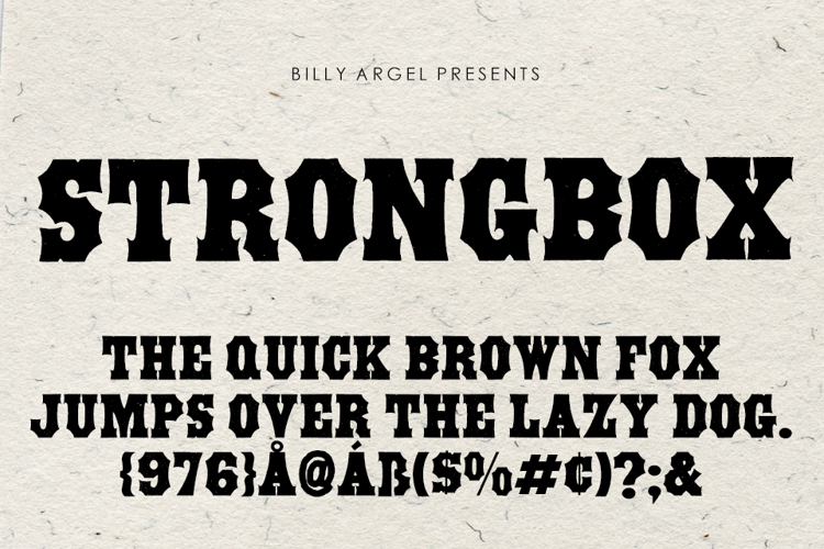 STRONGBOX Font