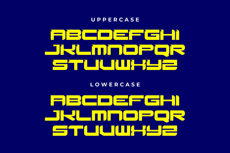 Preview of Monark Slabs Font
