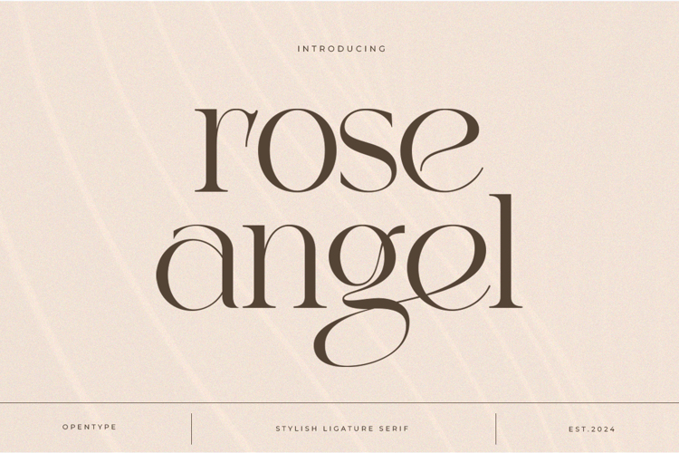 Preview of TBJ Rose Angel Font