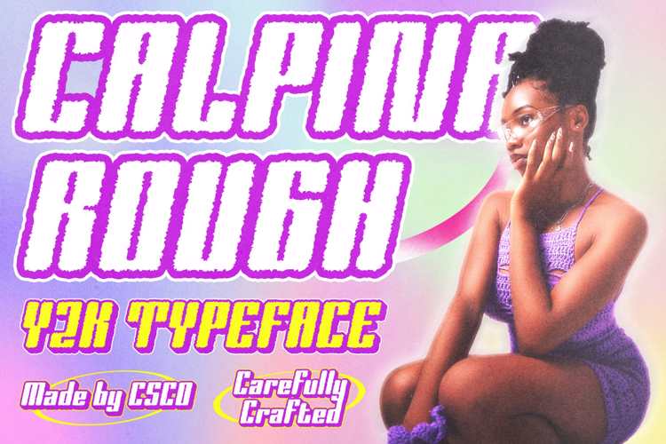 Preview of Calpina Rough Font