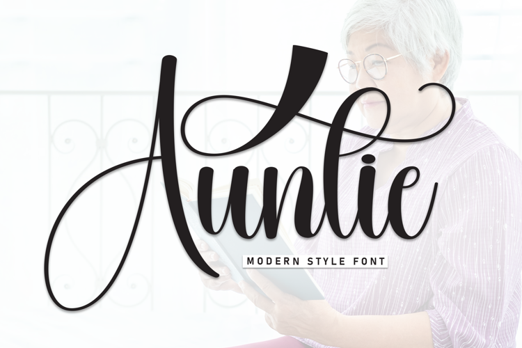 Preview of Auntie Font