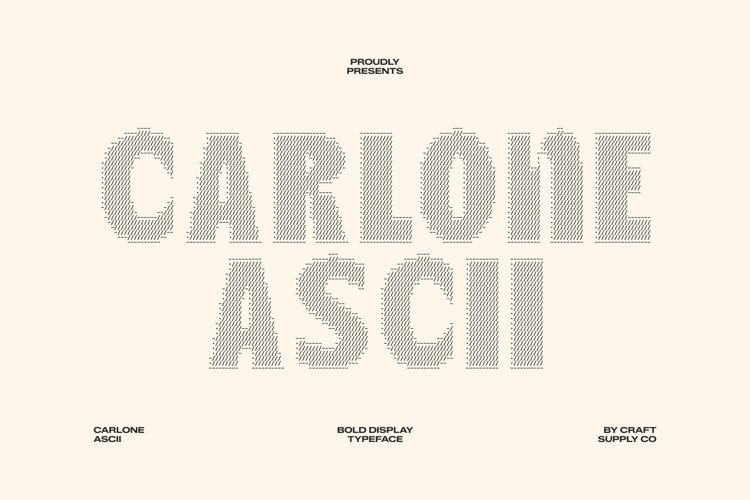 Carlone Ascii Font - Free Download