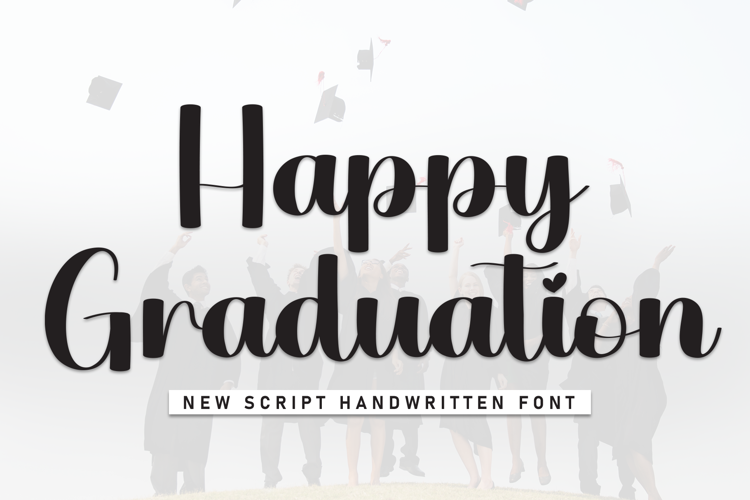 Preview of Happy Graduation Font