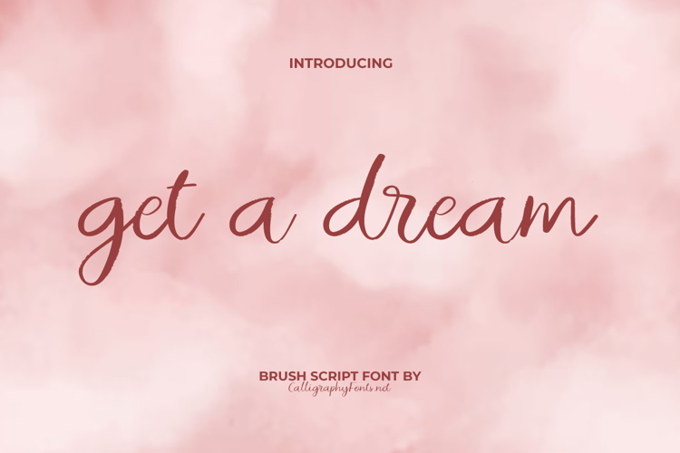 Get A Dream Font