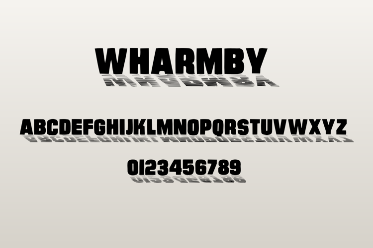 Preview of Wharmby Font