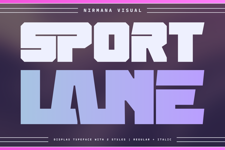 Preview of Sport Lane Font