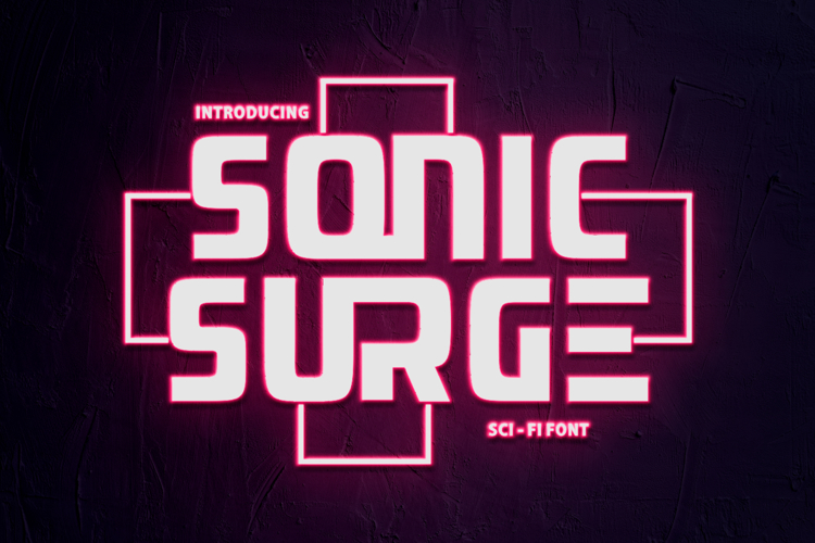 Sonic Surge Font