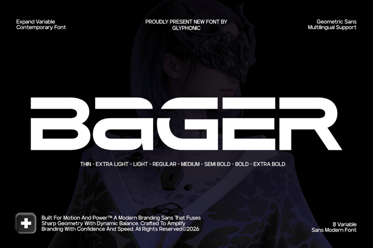Preview of GC Bager Font
