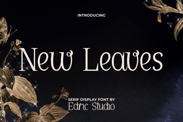 Preview of New Leaves Font