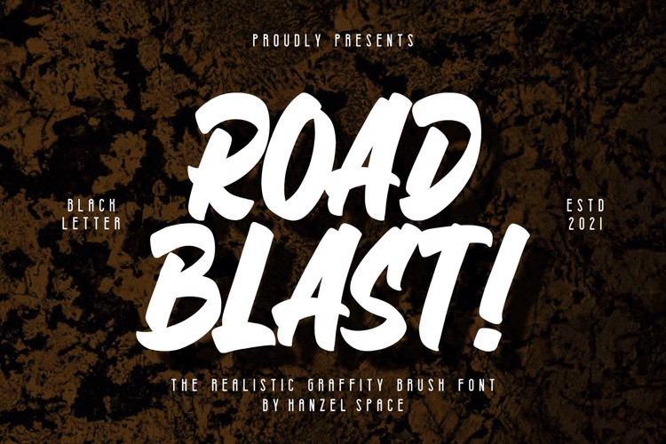 Road Blast ! Font