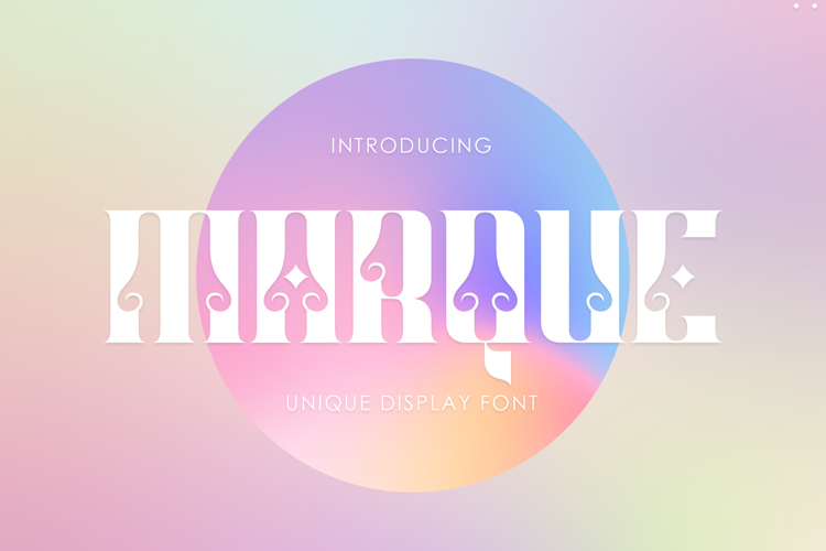 Preview of Marque Font