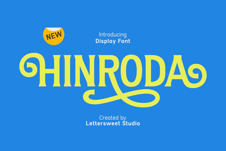 Preview of Hinroda Font