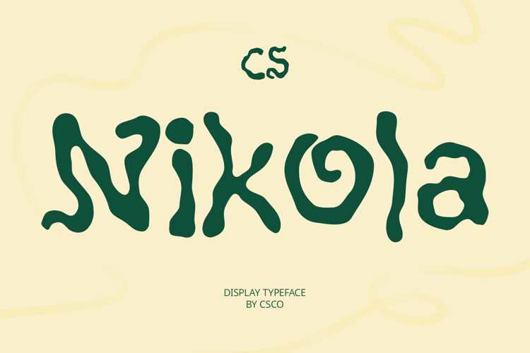 Preview of CS Nikola Font