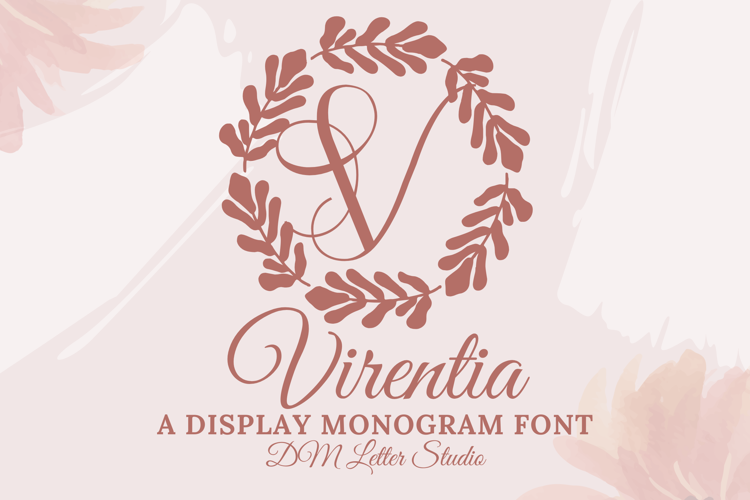 Preview of Virentia Monogram Font