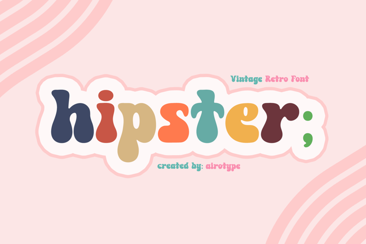 Preview of Hipster Font