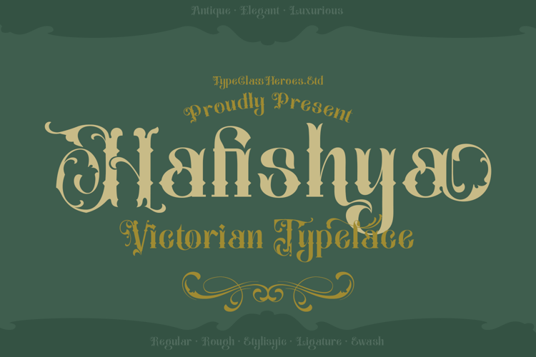 Preview of Hafishya Font