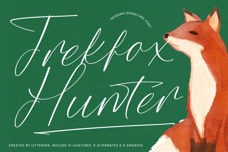 Trekfox Hunter VERSION Font