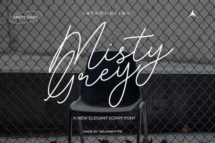 Misty Grey Font