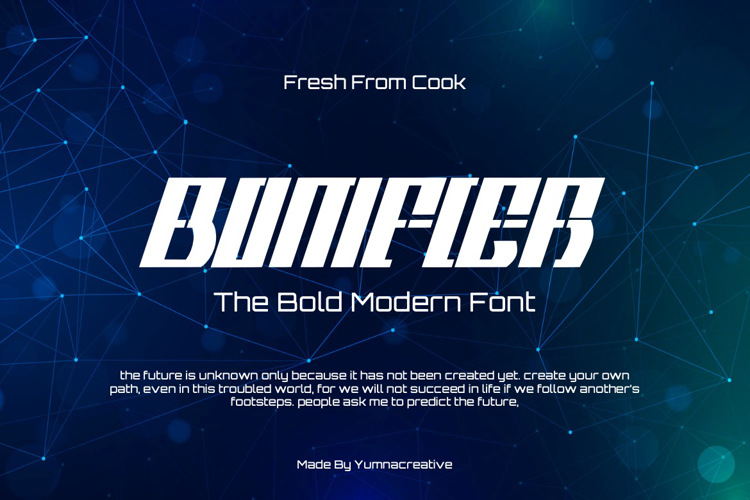 Bomfier Font