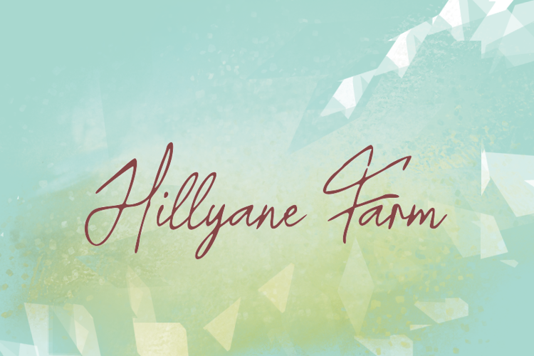 h Hillyane Farm Font