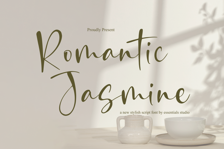 Romantic Jasmine Font