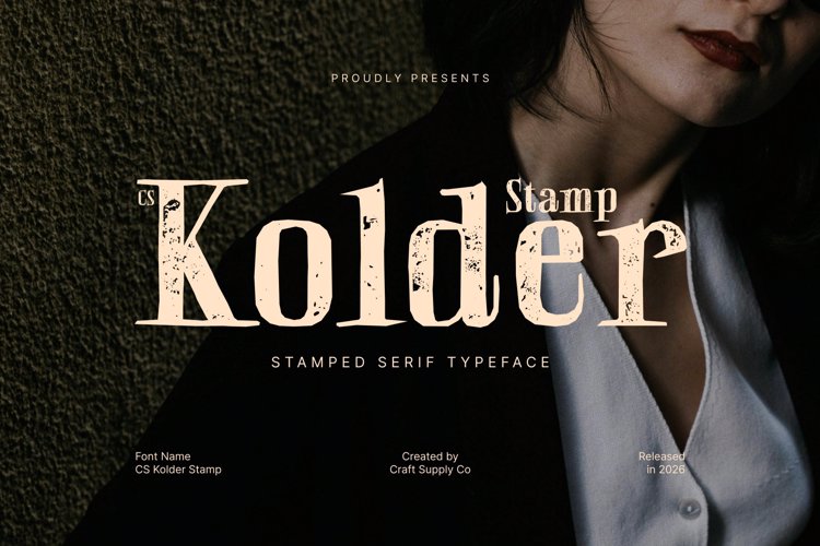 Preview of CS Kolder Stamp Font