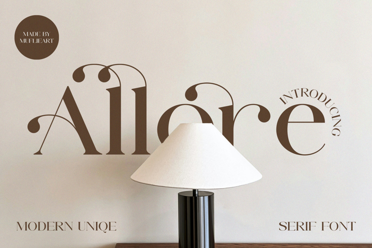 Preview of Allore Font