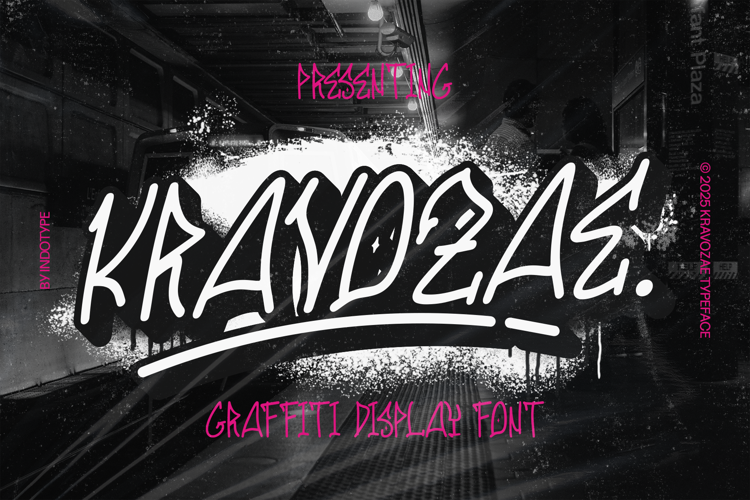 Preview of Kravozae Font