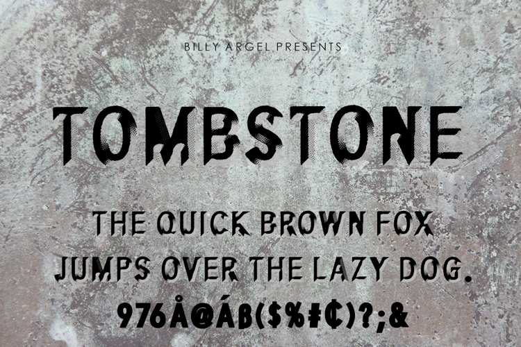 TOMBSTONE Font