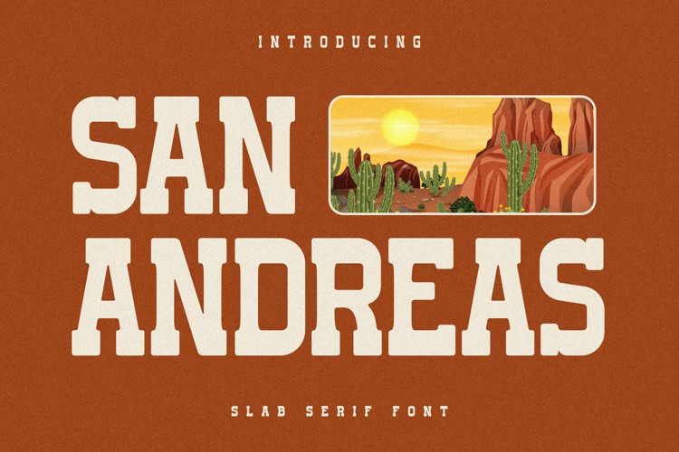 SAN ANDREAS Font