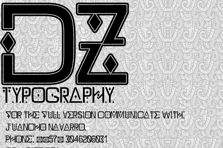 DZ Typography - Zilap Font