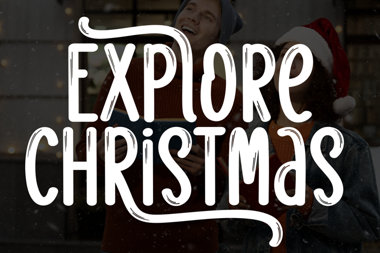 Preview of Explore Christmas Font