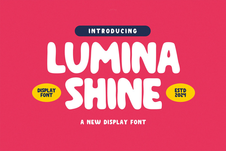 Preview of LUMINA SHINE Font
