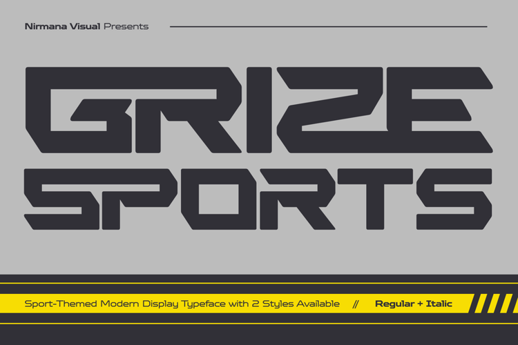 Preview of Grize Sports Font
