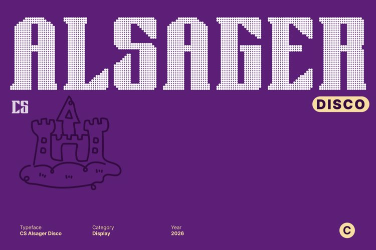 Preview of CS Alsager Disco Font