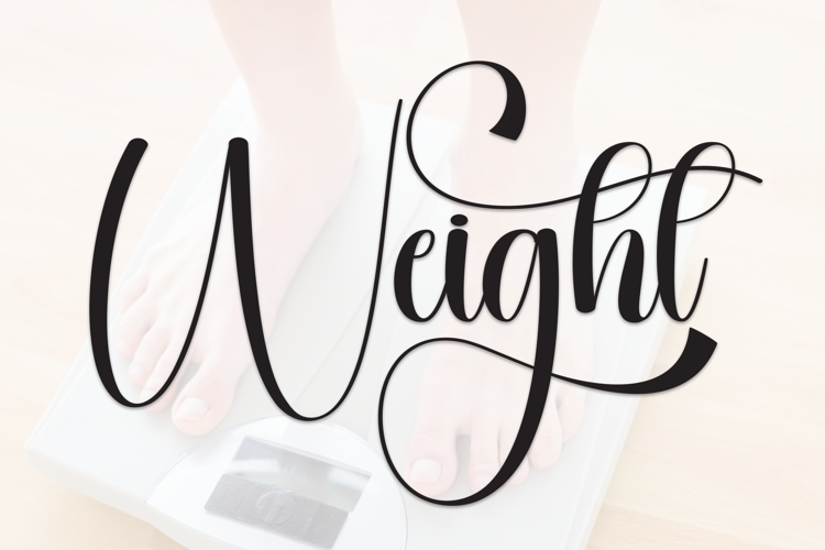 Preview of Weight Font