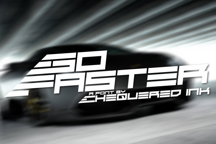 Go Faster Font